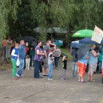 Trotz Dauerregen viele Besucher