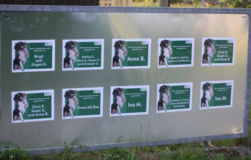 beitragsbild zaun hundeauslauf spender andenken